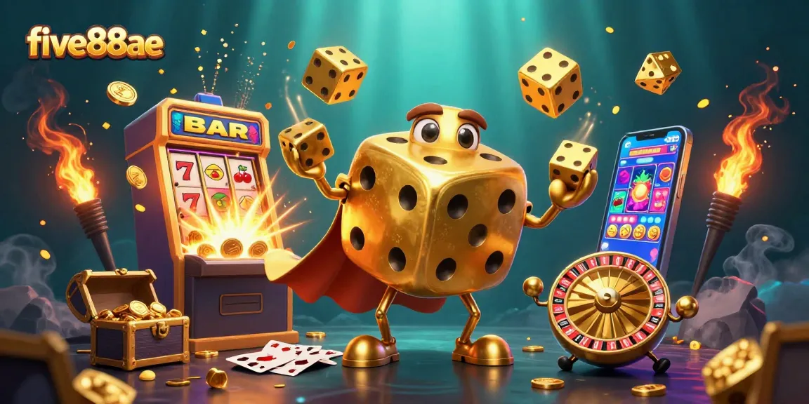 Experience thrilling wins at five88ae with dynamic golden dice golem and jackpot excitement.