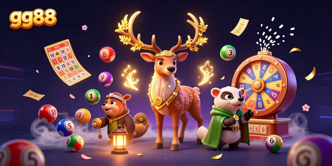 Experience thrilling gameplay with gg88 as colorful lottery elements and mythical characters come to life.