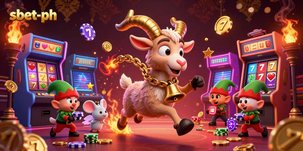Engage in thrilling 3D casino action with sbet-ph, showcasing vibrant gaming elements and playful characters.