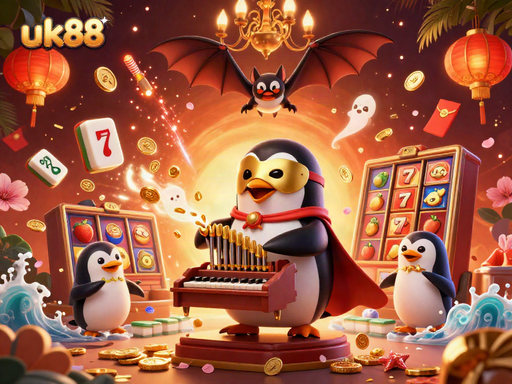 Experience thrilling gaming at uk88 with captivating characters and dazzling casino elements.