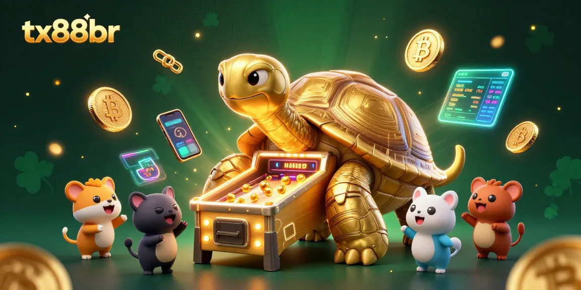 Experience thrilling games at tx88br with golden tortoise pinball and vibrant crypto elements.