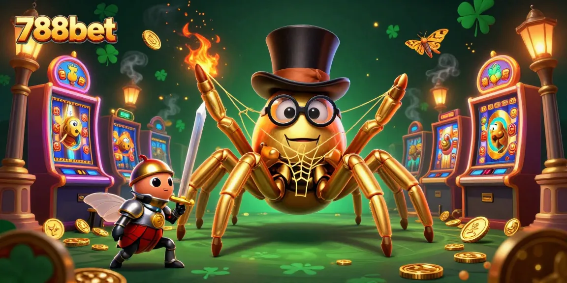 Experience thrilling moments with 788bet's colorful slot machines and lively characters in a vibrant casino atmosphere.