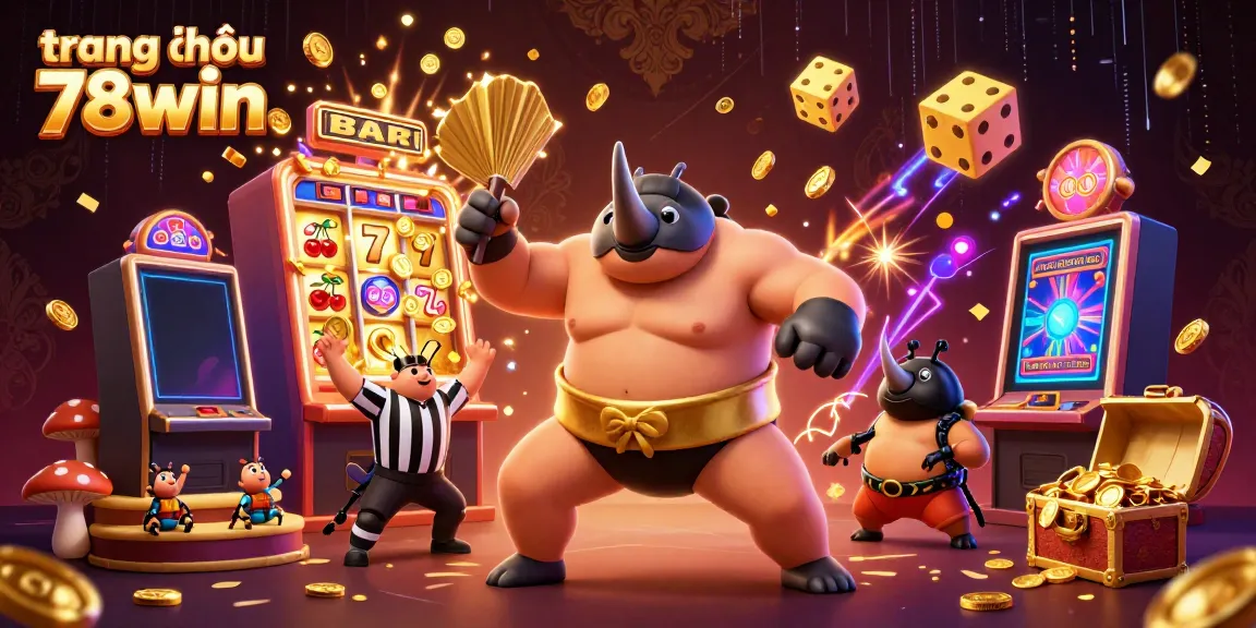 Engage with the dynamic world of online gaming at trang chủ 78win, featuring vibrant casino characters and action.