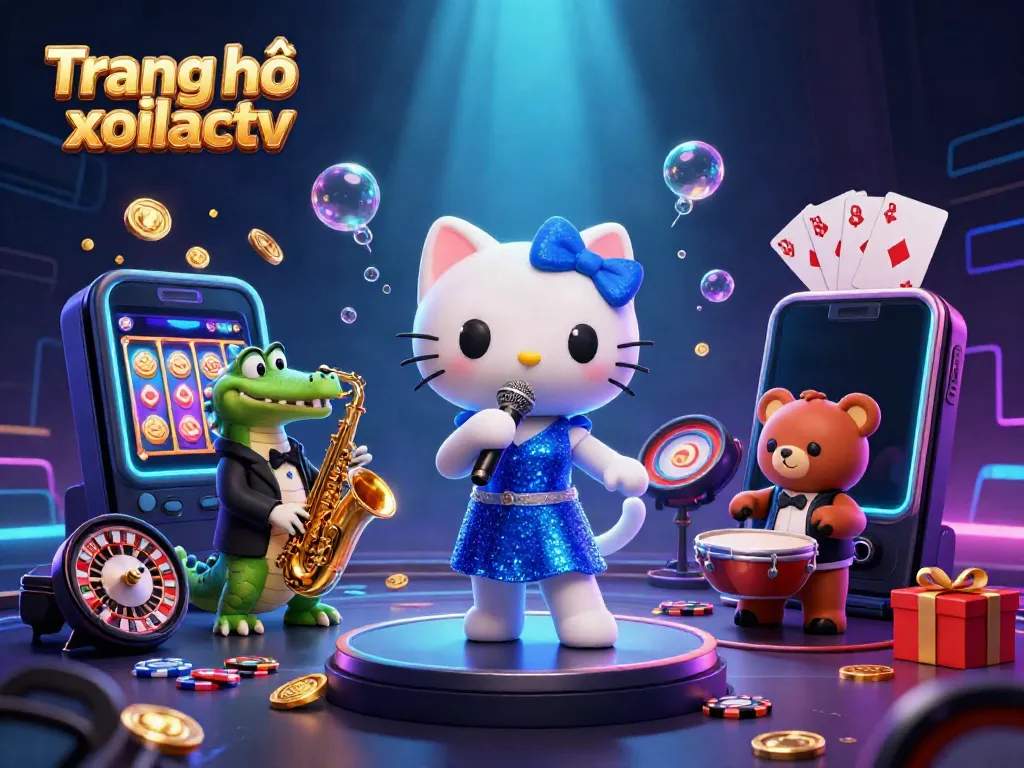 Engage with Trang chủ xoilactv through vibrant casino characters enjoying a dynamic gaming atmosphere.