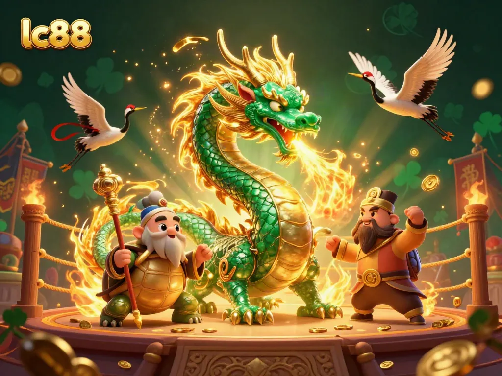 Experience thrilling gameplay at lc88 with an intense scene of luck and fortune.