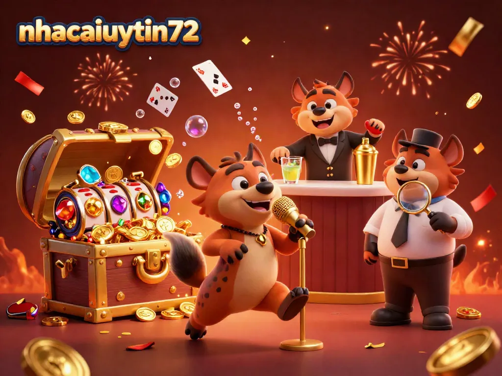 Experience thrilling fun at nhacaiuytin72 where hyenas run a comedy casino club