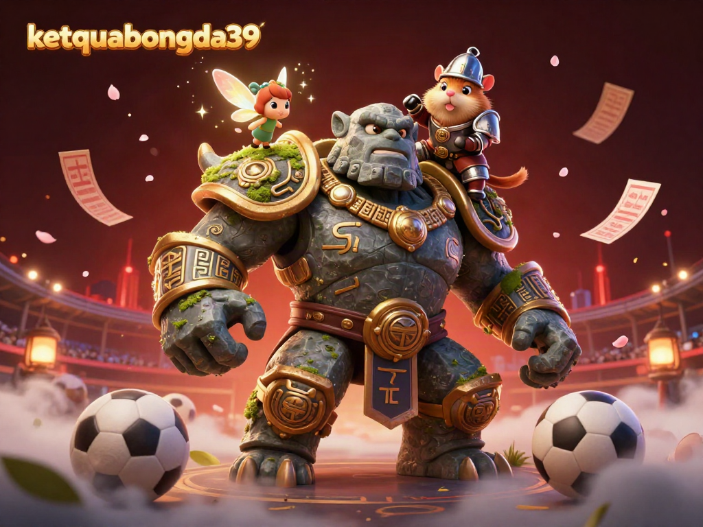 Experience thrilling sports visuals with ketquabongda39's energetic scene featuring characters in dynamic action.