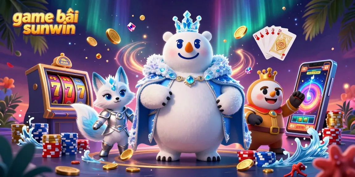 Experience the thrill of game bài sunwin with vibrant gameplay, royal flush cards, and jackpot excitement.
