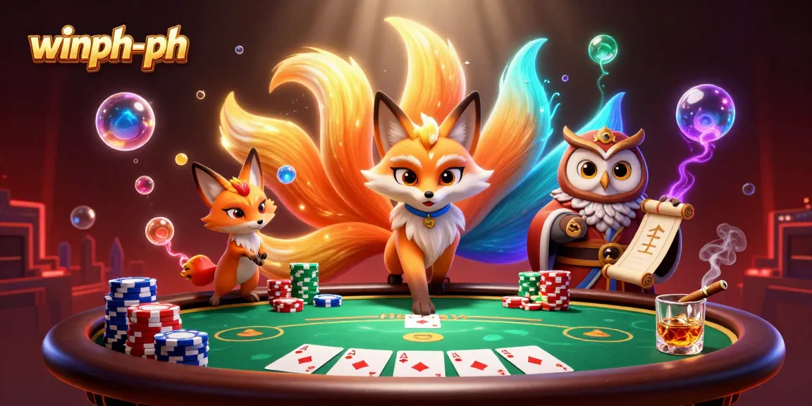 Experience thrilling gaming at winph-ph with vibrant characters, poker elements, and immersive casino action.